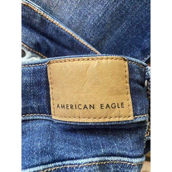 American Eagle Jeans Womens Size 14 Super High Rise Flare Stretch Denim - Picture 13 of 13